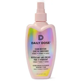 DAILY DOSE Clean Moisture Spray Leave-In Conditioner Detangler, Paraben-Free, Phthalates-Free, Cruelty-Free, Vegan