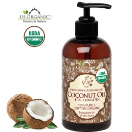 US Organic Fractionated Coconut MCT Oil (Liquid Coconut Oil), USDA Certified Organic, Non-GMO, Perfect for massage, carrier oil for DIY blends, Hair, Skin care. 100% Pure, Hexane-Free (8 oz) US Organic Fractionated Coconut MCT Oil (Liquid Coconut Oil), USDA Certified Organic, Non-GMO, Perfect for massage, carrier oil for DIY blends, Hair, Skin care. 100% Pure, Hexane-Free (8 oz)