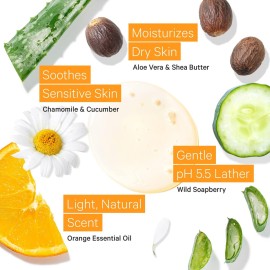 Tree to Tub Citrus Body Wash for Dry Skin & Sensitive Skin - pH Balanced Moisturizing Body Wash, Hydrating Sulfate Free Body Soap for Women & Men Tree to Tub Citrus Body Wash for Dry Skin & Sensitive Skin - pH Balanced Moisturizing Body Wash, Hydrating Sulfate Free Body Soap for Women & Men