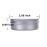 2 Ounce Aluminum Tin Jar Refillable Containers 60 ml Aluminum Screw Lid Round Tin Container Bottle for Cosmetic,Lip Balm, Cream, 12 Pack.