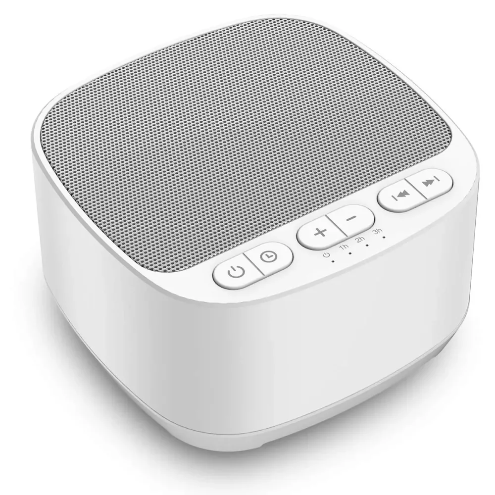 Magicteam Sleep Sound White Noise Machine with 40 Natural Soothing Sounds and Memory Function 32 Levels of Volume Powered by AC or USB and Sleep Timer Sound Therapy for Baby Kids Adults (B-White) Magicteam Sleep Sound White Noise Machine with 40 Natural Soothing Sounds and Memory Function 32 Levels of Volume Powered by AC or USB and Sleep Timer Sound Therapy for Baby Kids Adults (B-White)