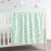 CREVENT 30X40 Lightweight Fuzzy Fluffy Warm Plush Baby Blanket for Infant Toddler Newborn Unisex Crib Cot Stroller - Green Rainbow Unisex