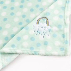CREVENT 30X40 Lightweight Fuzzy Fluffy Warm Plush Baby Blanket for Infant Toddler Newborn Unisex Crib Cot Stroller - Green Rainbow Unisex CREVENT 30X40 Lightweight Fuzzy Fluffy Warm Plush Baby Blanket for Infant Toddler Newborn Unisex Crib Cot Stroller - Green Rainbow Unisex