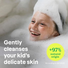 ATTITUDE Bubble Wash for Kids, Hair Shampoo and Body Soap, EWG Verified, Plant- and Mineral-Based, Vegan, Blueberry, 16 Fl Oz ATTITUDE Bubble Wash for Kids, Hair Shampoo and Body Soap, EWG Verified, Plant- and Mineral-Based, Vegan, Blueberry, 16 Fl Oz