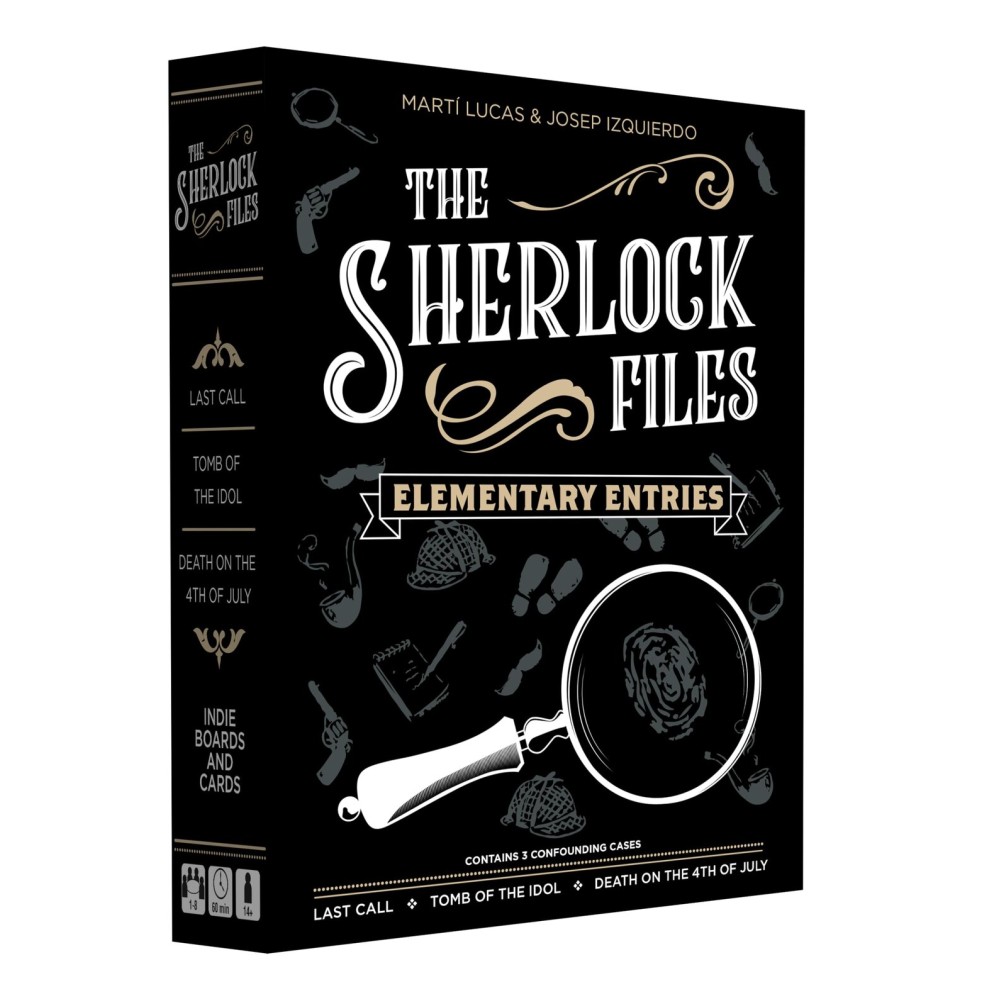 Indie Boards & Cards Sherlock Files: Elementary Entries - Cooperative Modern Detective Game - for 1 to 8 Players, Ages 14+ Indie Boards & Cards Sherlock Files: Elementary Entries - Cooperative Modern Detective Game - for 1 to 8 Players, Ages 14+