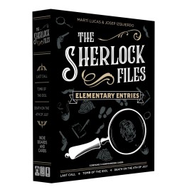 Indie Boards & Cards Sherlock Files: Elementary Entries - Cooperative Modern Detective Game - for 1 to 8 Players, Ages 14+