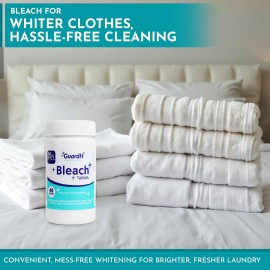 GuardH Bleach Tablets, 40 Count - Multipurpose Cleaning for Laundry, Kitchen Surfaces, Bathroom Tiles, and Toilet Bowls - Liquid Bleach Alternative