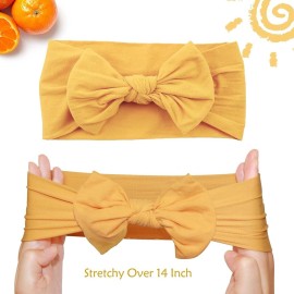 ALinmo 25PCS Baby Nylon Headbands Soft Hairbands Hair Bow Elastics for Baby Girls Newborn Infant Toddlers Kids ALinmo 25PCS Baby Nylon Headbands Soft Hairbands Hair Bow Elastics for Baby Girls Newborn Infant Toddlers Kids