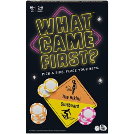 What Came First, A Party Game About Picking Sides and Betting Big, for Kids, Teens, and Adults What Came First, A Party Game About Picking Sides and Betting Big, for Kids, Teens, and Adults