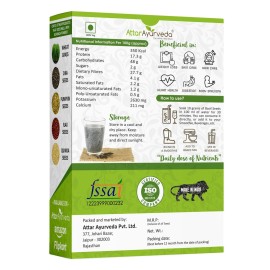 Attar Ayurveda Sabja Basil Seeds Rich in Protein, Fiber, Vitamins & Minerals Reduces Body Heat 100% Pure and Natural No Preservative Vegan Friendly Non-GMO 17.6 Ounce Attar Ayurveda Sabja Basil Seeds Rich in Protein, Fiber, Vitamins & Minerals Reduces Body Heat 100% Pure and Natural No Preservative Vegan Friendly Non-GMO 17.6 Ounce