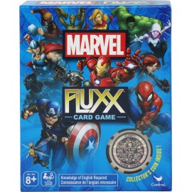 Marvel Fluxx Card Game with Collector\'s Coin