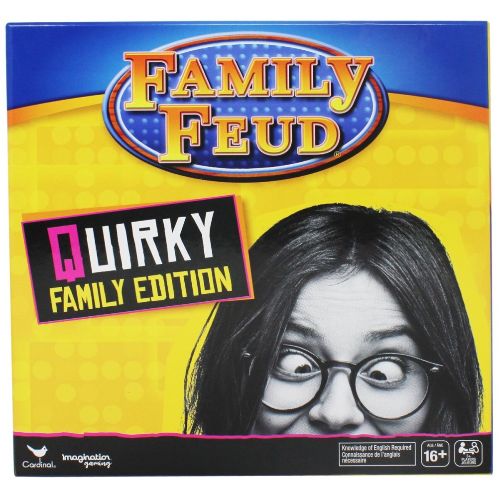 Spin Master Family Feud Board Game, Quirky Family Edition, Adult Game for Ages 16 and up Spin Master Family Feud Board Game, Quirky Family Edition, Adult Game for Ages 16 and up