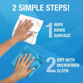 MiracleWipes for Microwaves and Cooktops, Easily Removes Food and Grime Buildup, Safe and Convenient Stove Top Cleaner, Great for Home and Kitchen Use - 30 Count MiracleWipes for Microwaves and Cooktops, Easily Removes Food and Grime Buildup, Safe and Convenient Stove Top Cleaner, Great for Home and Kitchen Use - 30 Count