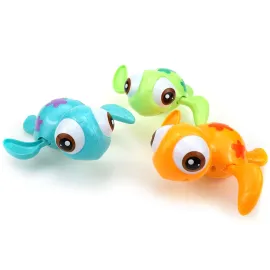 DUCKBOXX XX Wind-up Swimming Sea Turtles Bath Toy, No Battery Mold-Free Anti-Rust Interactive Montessori Toy for Kids 18M+ (3pcs)