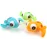 DUCKBOXX XX Wind-up Swimming Sea Turtles Bath Toy, No Battery Mold-Free Anti-Rust Interactive Montessori Toy for Kids 18M+ (3pcs)