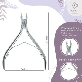 Professional Cuticle Cutter & Pusher Trimmer Manicure Tools with Double Spring- Perfect Nail Care Tool for Manicure & Pedicure Beauty at Home/Spa/Saloon Professional Cuticle Cutter & Pusher Trimmer Manicure Tools with Double Spring- Perfect Nail Care Tool for Manicure & Pedicure Beauty at Home/Spa/Saloon