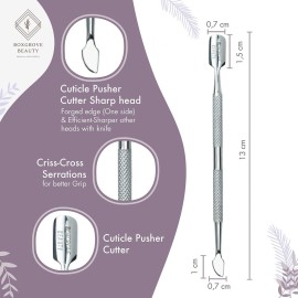 Professional Cuticle Cutter & Pusher Trimmer Manicure Tools with Double Spring- Perfect Nail Care Tool for Manicure & Pedicure Beauty at Home/Spa/Saloon Professional Cuticle Cutter & Pusher Trimmer Manicure Tools with Double Spring- Perfect Nail Care Tool for Manicure & Pedicure Beauty at Home/Spa/Saloon