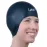 3D Silicone Swim Cap with Ear Protection - Seamless Comfortable Fit for Adults & Youth - Helps Keep Hair Dry - Waterproof Swimming Cap for Men & Women for Pool or Training