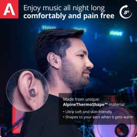 Alpine MusicSafe Pro - High Fidelity Earplugs for Musicians - 3 Interchangeable Premium Filter Sets: 16, 19 & 22 dB - Professional Musician Hearing Protection - Transparent Alpine MusicSafe Pro - High Fidelity Earplugs for Musicians - 3 Interchangeable Premium Filter Sets: 16, 19 & 22 dB - Professional Musician Hearing Protection - Transparent