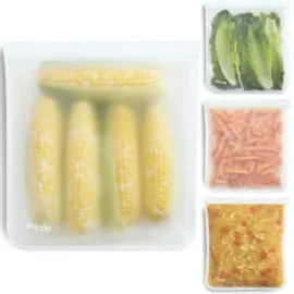 (re) zip Gallon Reusable Storage Bags, BPA-Free, L..