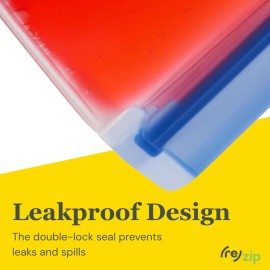 (re) zip Gallon Reusable Storage Bags, BPA-Free, Leakproof, Food-Grade 100% Food-Safe PEVA, for Food Storage and Freezer Use, Holds 16 cups | 128 fl oz, 4-Pack (Clear) (re) zip Gallon Reusable Storage Bags, BPA-Free, Leakproof, Food-Grade 100% Food-Safe PEVA, for Food Storage and Freezer Use, Holds 16 cups | 128 fl oz, 4-Pack (Clear)