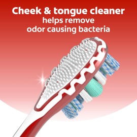 Colgate 360 Optic White Advanced Whitening Toothbrush, Adult Medium Toothbrush with Whitening Cups, Helps Whiten Teeth and Removes Odor Causing Bacteria, 2 Pack Colgate 360 Optic White Advanced Whitening Toothbrush, Adult Medium Toothbrush with Whitening Cups, Helps Whiten Teeth and Removes Odor Causing Bacteria, 2 Pack