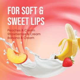 ChapStick Lip Balm Fruit & Cream 3-Pack Collection - Peach, Strawberry & Banana Flavors, 0.15 Oz Ea ChapStick Lip Balm Fruit & Cream 3-Pack Collection - Peach, Strawberry & Banana Flavors, 0.15 Oz Ea