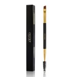 Docolor Duo Eyebrow Brush,Professional Angled Eye Brow Brush and Spoolie Brush Perfect for Lining and Shaping Brows, Spoolie for Brows or Lashes Black