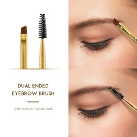Docolor Duo Eyebrow Brush,Professional Angled Eye Brow Brush and Spoolie Brush Perfect for Lining and Shaping Brows, Spoolie for Brows or Lashes Black Docolor Duo Eyebrow Brush,Professional Angled Eye Brow Brush and Spoolie Brush Perfect for Lining and Shaping Brows, Spoolie for Brows or Lashes Black