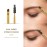 Docolor Duo Eyebrow Brush,Professional Angled Eye Brow Brush and Spoolie Brush Perfect for Lining and Shaping Brows, Spoolie for Brows or Lashes Black