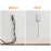 Sleek Socket No Shock Child Protector, Outlet & Plug Concealer with Protective Cord Clips, 8-Foot Flat Extension Cord with Multiple Outlets, Baby Proofing Outlet Cover, No Access To Dangerous Cords