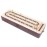House of Cribbage Continuous Cribbage Board Alphabet e Shape Inlaid in Maple and Bloodwood with Storage Drawer for pegs and Cards - 3 Tracks