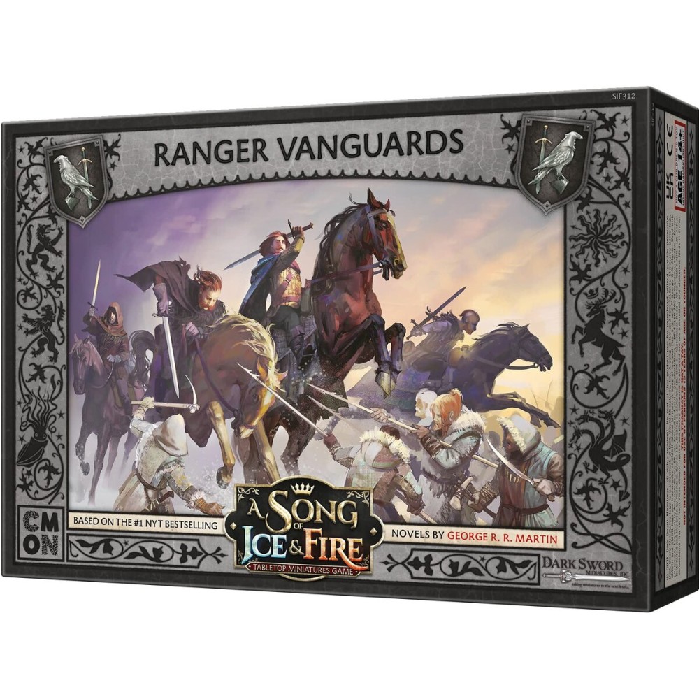 CMON A Song of Ice and Fire Tabletop Night\'s Watch Ranger Vanguard Unit Box | Strategy Game for Teens and Adults | Ages 14+ | 2+ Players | Average Playtime 45-60 Minutes | Made