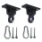 ABUSA Heavy Duty Black Swing Hangers Screws Bolts Included Over 5000 lb Capacity Playground Porch Yoga Seat Trapeze Wooden Sets Indoor Outdoor 2 Pack