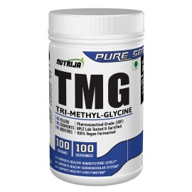 NutriJa-TRIMETHYLGLYCINE (TMG)(Betaine Anhydrous) (100 Grams) NutriJa-TRIMETHYLGLYCINE (TMG)(Betaine Anhydrous) (100 Grams)
