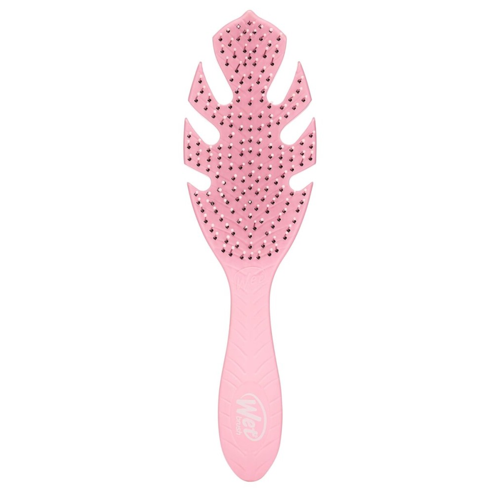 Wet Brush Go Green Hair Detangler Brush, Pink - Detangling Hair Brush - Ultra-Soft IntelliFlex Bristles Glide Through Tangles & Gently Loosens Knots While Minimizing Pain, Split Ends & Breakage Wet Brush Go Green Hair Detangler Brush, Pink - Detangling Hair Brush - Ultra-Soft IntelliFlex Bristles Glide Through Tangles & Gently Loosens Knots While Minimizing Pain, Split Ends & Breakage