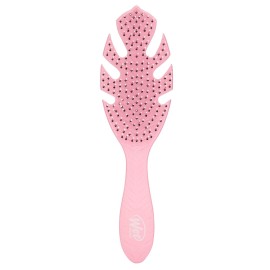 Wet Brush Go Green Hair Detangler Brush, Pink - Detangling Hair Brush - Ultra-Soft IntelliFlex Bristles Glide Through Tangles & Gently Loosens Knots While Minimizing Pain, Split Ends & Breakage