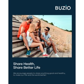 BUZIO Vacuum Insulated Stainless Steel Water Bottle 64oz (Cold for 48 Hrs/Hot for 24 Hrs) BPA Free Double Wall Travel Mug/Flask for Outdoor Sports Hiking, Cycling, Camping, Running