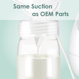 Maymom Duckbill Valves for Spectra. Designed for Spectra S1 Spectra S2 Spectra 9 Plus Spectra Dew 350 Not Original Spectra Pump Parts Spectra S2 Accessories Replace Spectra Valve (6 ct White)