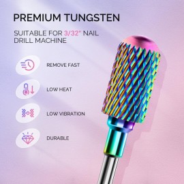 MelodySusie Nail Drill Bits Set, 7pcs Tungsten Carbide Diamond Nail Drill Bits for Acrylic Nails Poly Gel Cuticle Remove, 3/32\'\' Professional Nail Bits for Nail Drill Efile, Manicure Pedicure Tools MelodySusie Nail Drill Bits Set, 7pcs Tungsten Carbide Diamond Nail Drill Bits for Acrylic Nails Poly Gel Cuticle Remove, 3/32\'\' Professional Nail Bits for Nail Drill Efile, Manicure Pedicure Tools