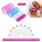 Anezus Self-Grip Rollers Set - 60 Pcs Multicolored Curlers and Clips for Hairstyling