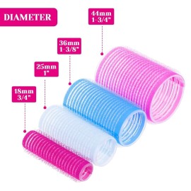 Anezus Self-Grip Rollers Set - 60 Pcs Multicolored Curlers and Clips for Hairstyling Anezus Self-Grip Rollers Set - 60 Pcs Multicolored Curlers and Clips for Hairstyling