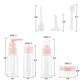 Vitog Travel Bottles Kit, TSA Approved Leak Proof Portable Toiletry Containers Set, Clear PET Flight Size Cosmetic Containers for Lotion, Shampoo, Cream, Soap, Set of 11 Vitog Travel Bottles Kit, TSA Approved Leak Proof Portable Toiletry Containers Set, Clear PET Flight Size Cosmetic Containers for Lotion, Shampoo, Cream, Soap, Set of 11