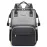 Diaper Bag Backpack for Women, Baby Bags for Girls,Diaper Bag with Changing Pad, and Insulated Pockets (Dark Grey +Light Grey)