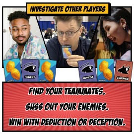 Pull the Pin Games Good Cop Bad Cop | Hidden Identity | Social Deduction | Party Card Game | Quick to Play | Easy to Learn | Card Game | Board Game