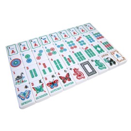 Linda Li New! - American Mahjong Set The Artisan Collection: Butterfly Series - in Black Poppy Soft Bag Linda Li New! - American Mahjong Set The Artisan Collection: Butterfly Series - in Black Poppy Soft Bag