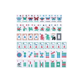 Linda Li New! - American Mahjong Set The Artisan Collection: Butterfly Series - in Black Poppy Soft Bag Linda Li New! - American Mahjong Set The Artisan Collection: Butterfly Series - in Black Poppy Soft Bag