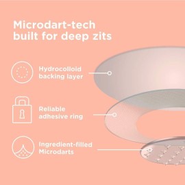 ZitSticka Killa Pimple Patches for Face - World\'s Most Potent Pimple Patch with Fast-Acting Microdarts - Starts Working within 6 Hours for Deep, Early-Stage Zits - Regular 8 Count with Cleana Swab ZitSticka Killa Pimple Patches for Face - World\'s Most Potent Pimple Patch with Fast-Acting Microdarts - Starts Working within 6 Hours for Deep, Early-Stage Zits - Regular 8 Count with Cleana Swab