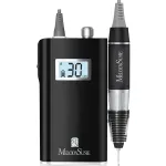 MelodySusie Professional Rechargeable 30000 RPM Nail Drill,SC320H Portable Electric E File Scamander, Acrylic Gel Grinder Tools with 6 Bits and Sanding Bands for Manicure Pedicure Carve Polish(Black)