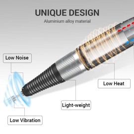 MelodySusie Professional Rechargeable 30000 RPM Nail Drill,SC320H Portable Electric E File Scamander, Acrylic Gel Grinder Tools with 6 Bits and Sanding Bands for Manicure Pedicure Carve Polish(Black) MelodySusie Professional Rechargeable 30000 RPM Nail Drill,SC320H Portable Electric E File Scamander, Acrylic Gel Grinder Tools with 6 Bits and Sanding Bands for Manicure Pedicure Carve Polish(Black)
